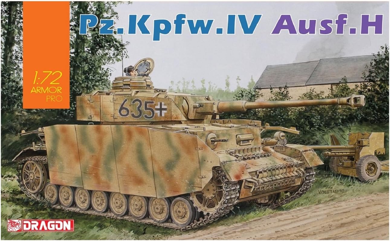 Dragon Models 1/72 Pz.Kpfw.IV Ausf.H Model Building Kits