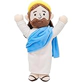 Yelakey 13" Jesus Plush Jesus Stuffed Doll Christian Plushie Doll for Easter Christmas Church Religious Gifts for Kids Adults
