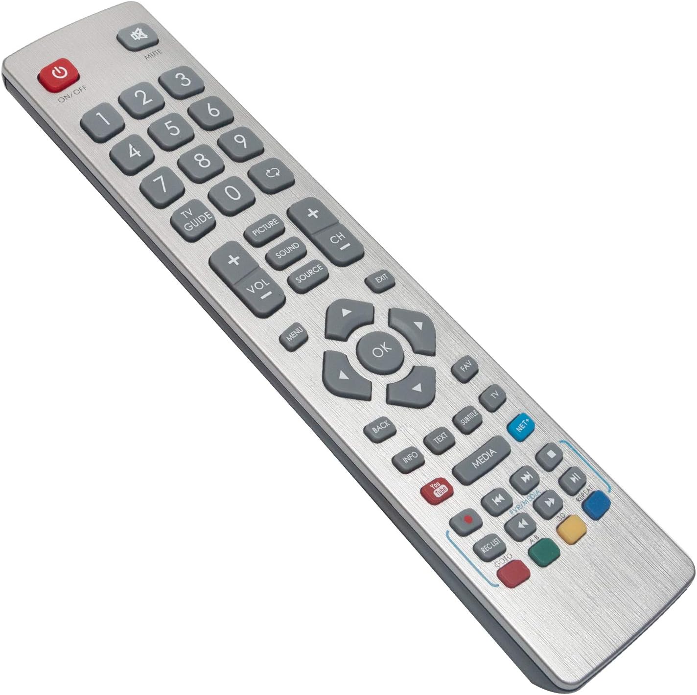 ALLIMITY Remote Control Replacement Fit for TV LC-32CFE6131K LC-43CFE6131K LC-49CFE6031K LC-32CFE6351K LC-32CFE6352K LC-49CFE6351K LC-55CFE6352K LC-43CFE6241K LC-49CFE6241K - Image 5