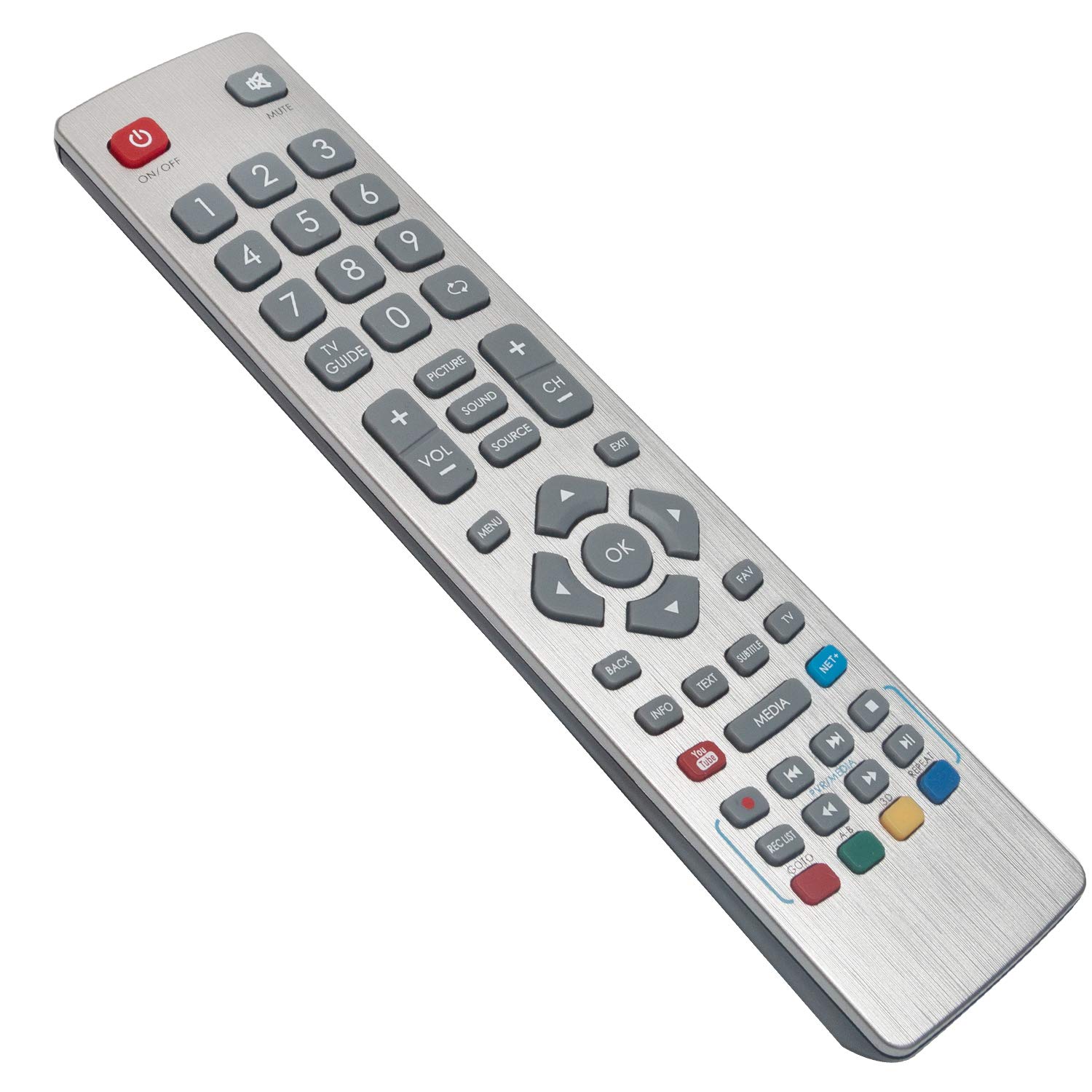 SHWRMC0003 Replace Remote Control - VINABTY Remote for SHW/RMC/0003 TV LC-49CFE6032E LC-43CFE6352E LC-32CFE6351K LC-32CFE6241K LC-43CFE6131E LC-55CFE6242E LC-40CFE6352E LC-40CFE6351K