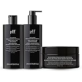 pH PURE HAIR Deep Moisture Set - Deep Moisture Shampoo (8.4 Oz) and Conditioner (8.4 Oz) Set with Extra Butter Hair Mask (6.7 Oz) for Damaged & Dry Hair - 3 Piece Kit