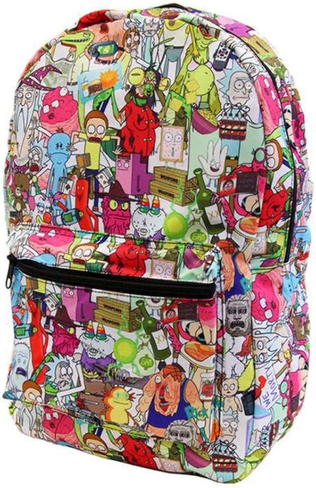 rick and morty supreme bookbag