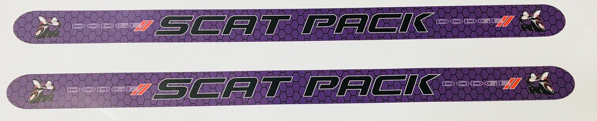 Challenger Scat Pack Honeycomb Purple Door Sill Protectors