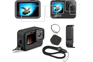 HERO11 Black Accessories Kit for GoPro Hero 11/10/9 Black Hero10 Hero9 HERO11 Black,Silicone Protective Case + Replacement Si