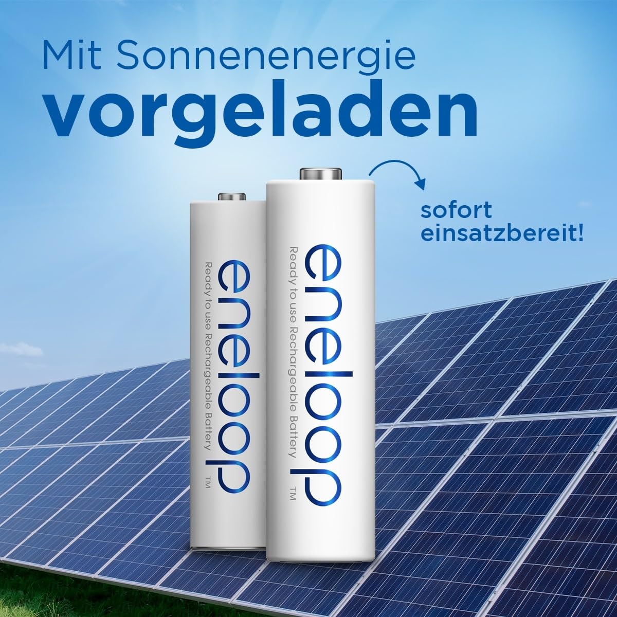 eneloop AA/Mignon Packung mit 8 NI-MH-Akkus, NEU mit verbesserter Mindestkapazität von 2000 mAh 6