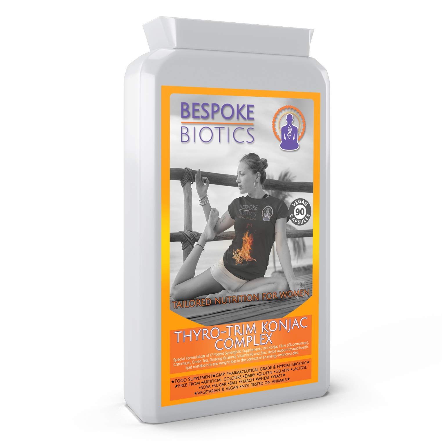 Glucomannan 3000mg Appetite Suppressant | Choline Contributes to Normal Lipid Metabolism | Supplement for Weight Loss | Vegan & Vegetarian Friendly | Konjac Glucomannan | 90 Capsule | UK Made