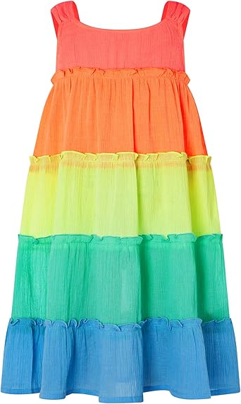 girls rainbow dress uk