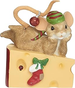 Roman - Charming Tails Collection, Cheese Wedge Figure, 3.5