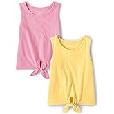 The Children's Place Baby-Girls and Toddler Tie Front Tank Tops