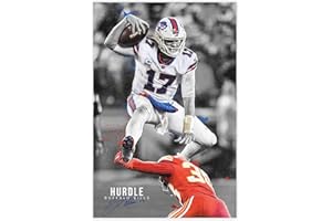 QUNAN Sports Poster Sports Poster Josh Allen Canvas Poster Unframe:12x18inch(30x45cm)