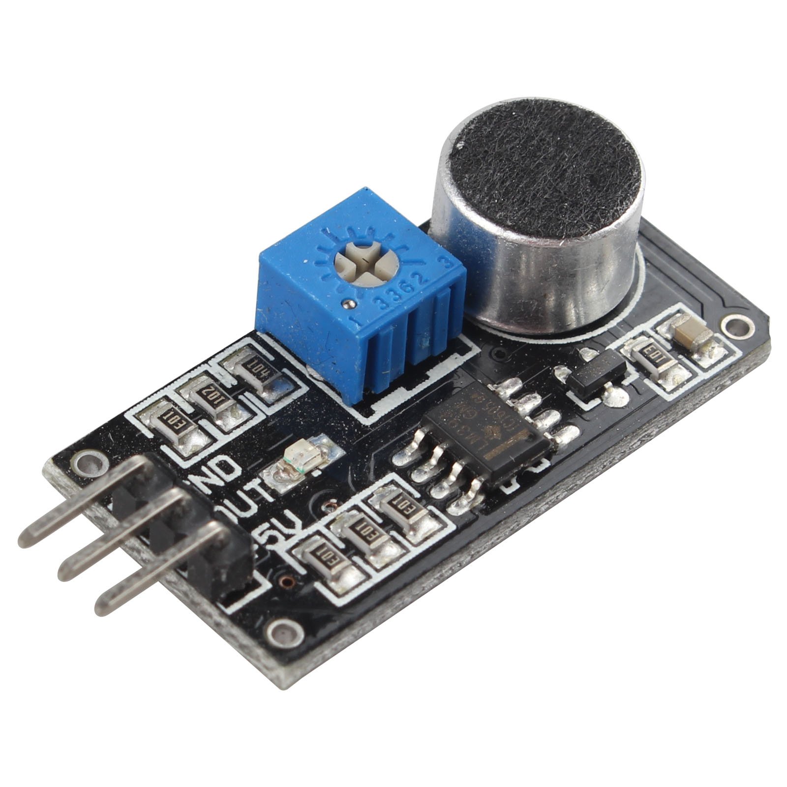 HALJIA LM393 Sound Detection Sensor Module Microphone Compatible with Arduino
