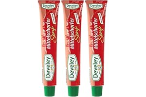 German Mustard | Medium Hot | 3 Pack | 3 x 100 ml | Develey | Germany