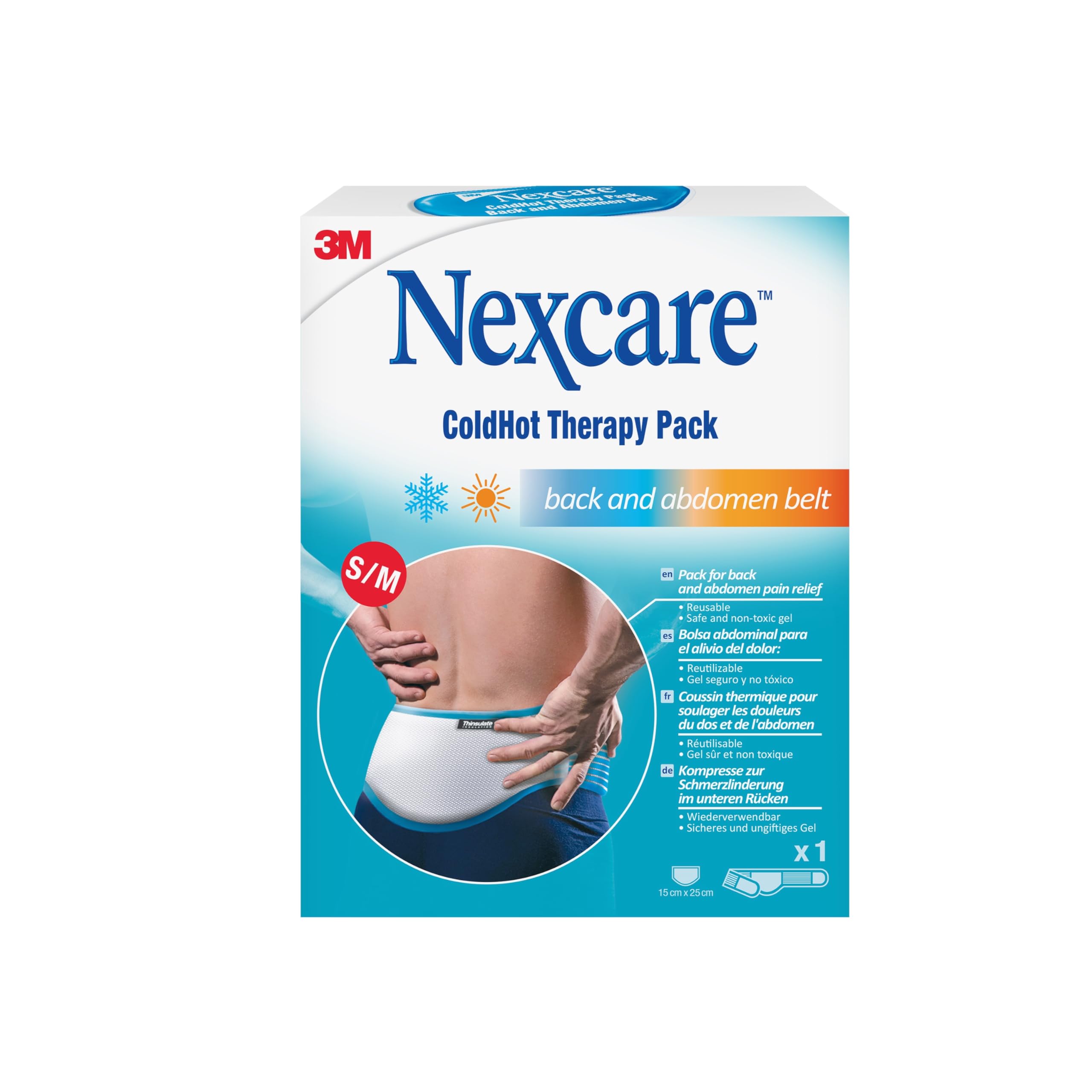 Nexcare Small/Medium ColdHot Back and Abdomen Belt