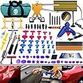 DIY Paintless Dent Repair Kit - Gliston 89pcs Dent Puller Tools Slide Hammer for Car Hail Damage Dent & Ding Remover
