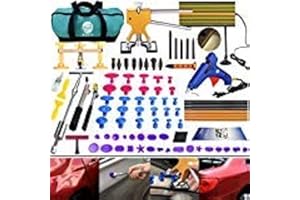 DIY Paintless Dent Repair Kit - Gliston 89pcs Dent Puller Tools Slide Hammer for Car Hail Damage Dent & Ding Remover