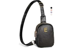 Freesya Graduation Gifts for Teen Girls, Personalized Mini Crossbody Bags for Daughter Granddaughter, Sling Purse with Initial Letter, Lightweight Fashion Shoulder Bag, Ideal for Travel