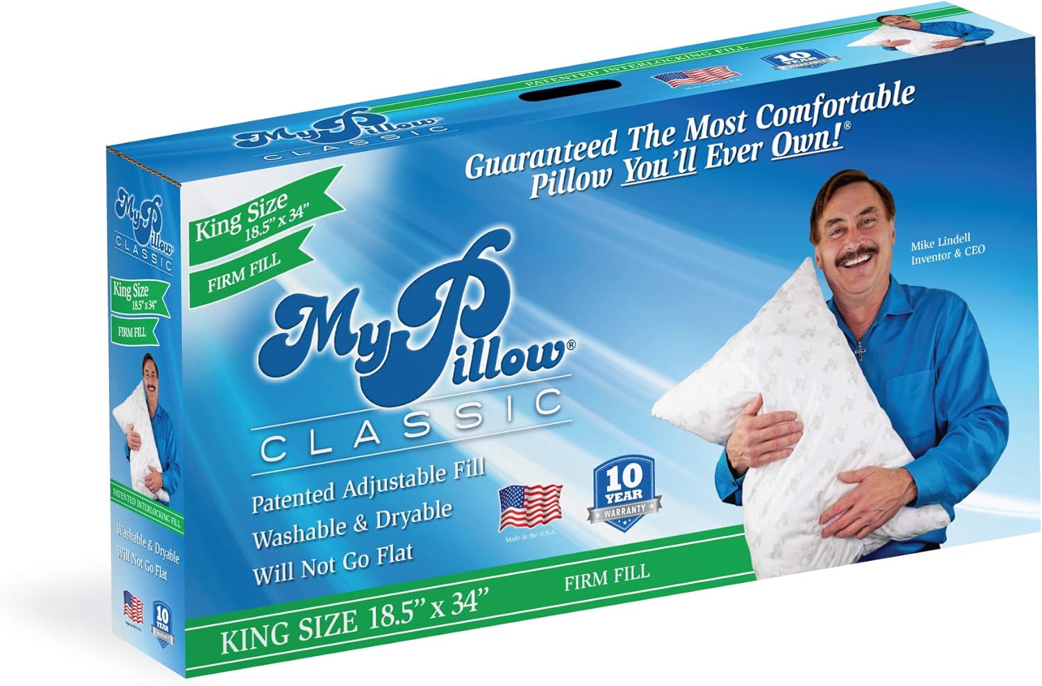 MyPillow Classic Bed Pillow [King, Firm]: Kitchen & Dining