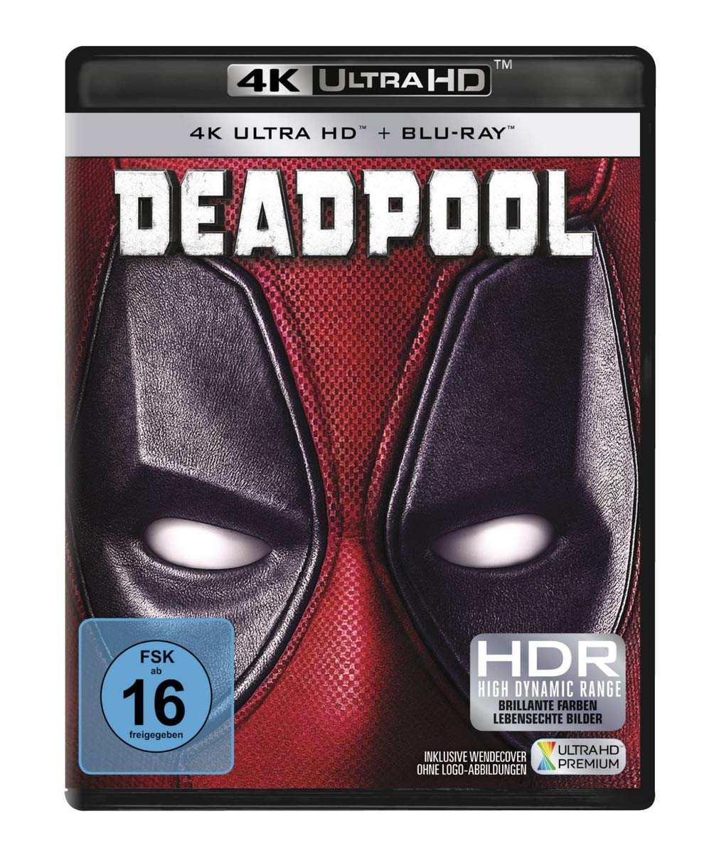 Deadpool 4K,1 UHD-Blu-ray + 1 Blu-ray + Digital HD UV: USA