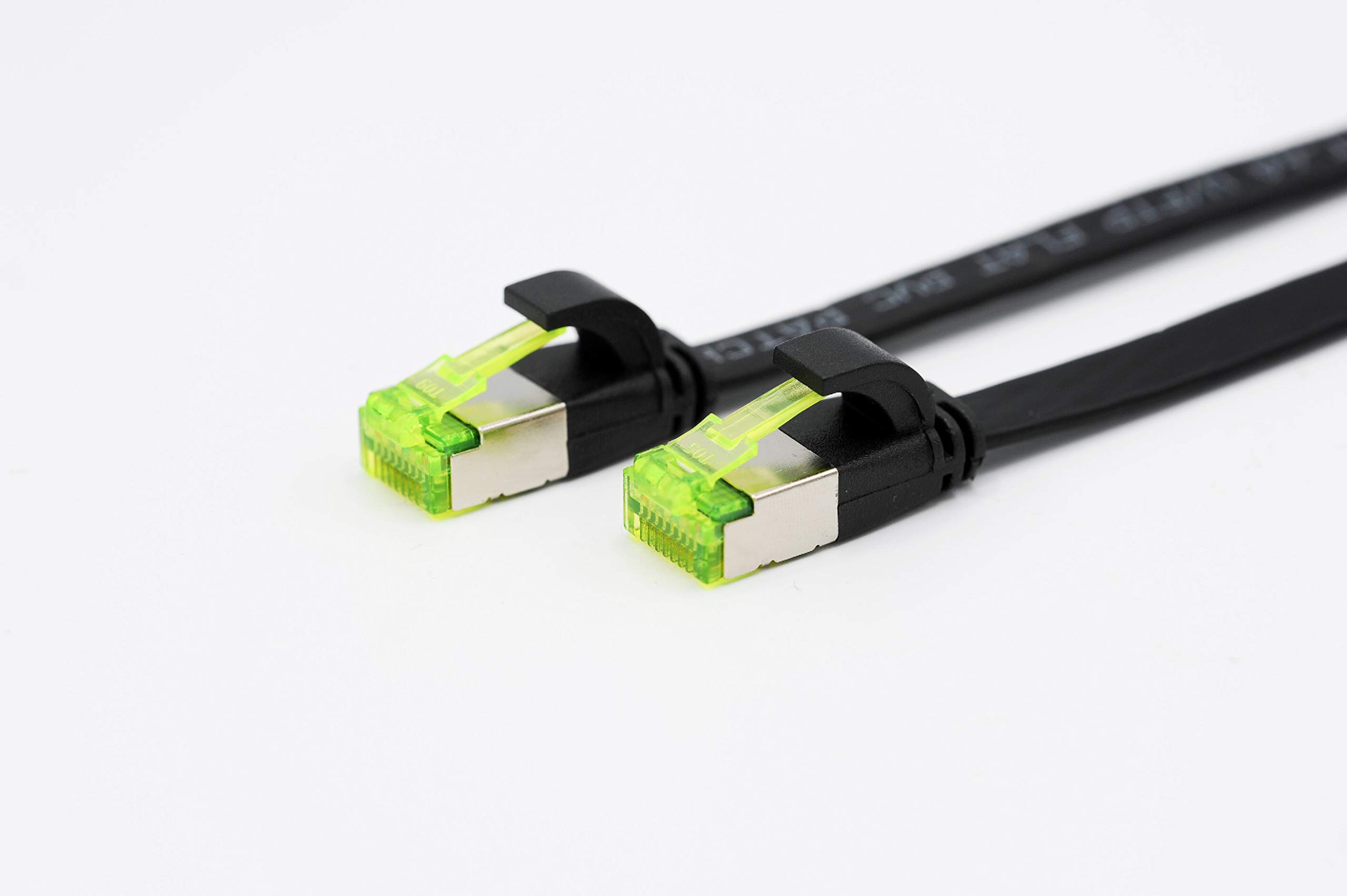 Helos Patch Cable U/FTP Cat 6a 15.0 m Black