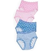 Stripe & Stare Women's Spots & Stripes High Rise Panties 4 Pack