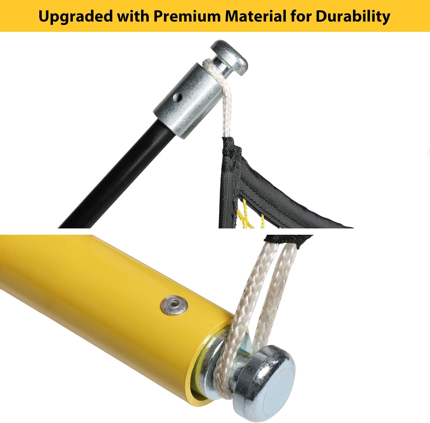 PodiuMax Upgraded Portable 2 in 1 Football Rebounder Net to Improve