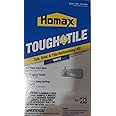 Homax Tub and Tile Refinishing Kit, White, 26 oz, Brush On, Tough as Tile Kit, 1.625 Pound, White(Pack of 1)