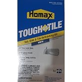Homax Tub and Tile Refinishing Kit, White, 26 oz, Brush On, Tough as Tile Kit, 1.625 Pound, White(Pack of 1)