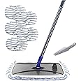 Masthome Large Surface Microfiber Flat Mop With 5 Reusable Mop