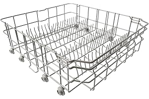 D.I.ACCESSA 2025 Upgraded DD82-01384A Dishwasher Lower Dishrack （ Exact OEM Dimensions 22.5”x20.5” ）Assembly Replacement for Samsung Dishwasher Modle DW80R2031/DW80M2020 / DW80N3030 Series