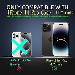 FRLMOOES Magnetic for iPhone 14 Pro Case Compatible