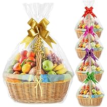 Amazon.com: MAOUYWIEE Hampers Bags with Pull Bows, 5 Pack 26.8 x ...