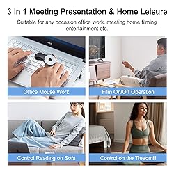 SANWA 3 in 1 Bluetooth Finger Ring Mouse, Wireless