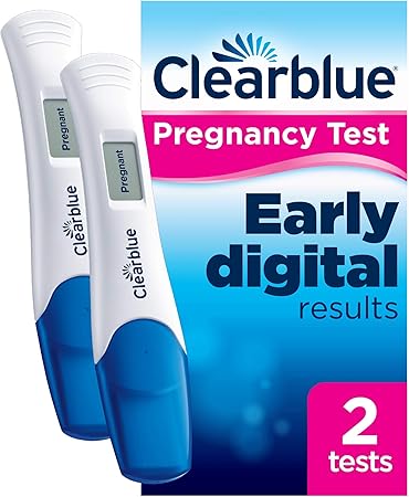Clearblue Zwangerschapstest Digitale Vroege Detectie Digitale Resultaten 5 Dagen Vroeg 2 Digitale Tests Amazon Nl