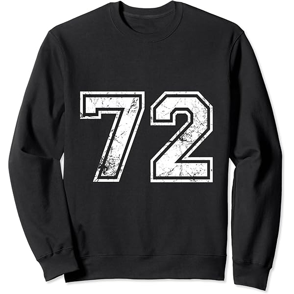 Amazon.com: Number 72 Vintage 1972 Birthday Vintage Look