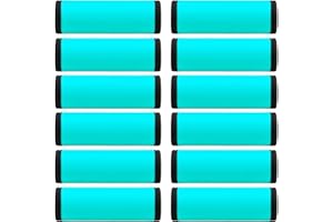 Gowraps Luggage Handle Wrap 12 Pack-Bulk Luggage Handle Wraps For Suitcases Neoprene Handle Wraps/Cover/Grips For Carry on/Bag/Car Travel Accessories For Luggage (Aqua 4.0)