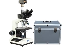 OMAX 40X-2000X USB3 18MP Digital Darkfield Trinocular LED Lab Microscope with Aluminum Carrying Case