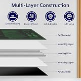 iPower 25x52cm Waterproof Heating Pad for Seedling Germination - UK Plug view 4