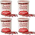 Super Garden Freeze Dried Strawberries 4 Pack | Crunchy Flavorful Pieces for Cereal, Yogurt, & Baking | Freeze Dried Fruit Strawberry No Sugar Added | Gift Set - Healthy Snack for Kids and Adults | Space and Astronaut Food | 4x1.13 oz