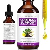 MXCZBSM Cortisol Supplements for Women & Men, Cortisol Detox Hormone Balance with Magnesium Complex, Ashwagandha, L-theanine, Phosphatidylserine Supplements Mood, Focus Support 2 FL.OZ