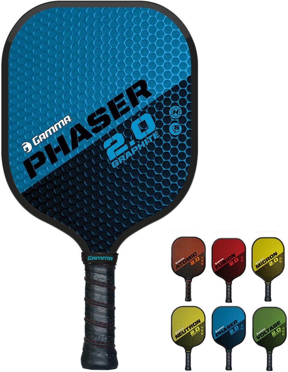 GAMMA Sports 2.0 Pickleball Paddles, Phaser 2.0 Pickleball