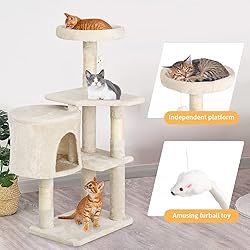 BestPet Cat Tree 36 inch Tall Scratching Toy