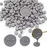 250pcs Wax Seal Beads Grey, Andotopee Premium Gray