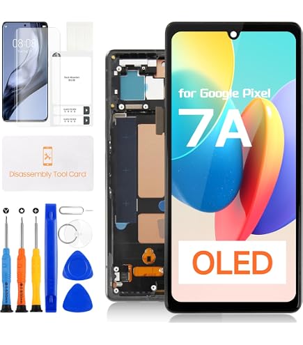 Amazon.com: Original for Google Pixel 7A Screen Replacement AMOLED