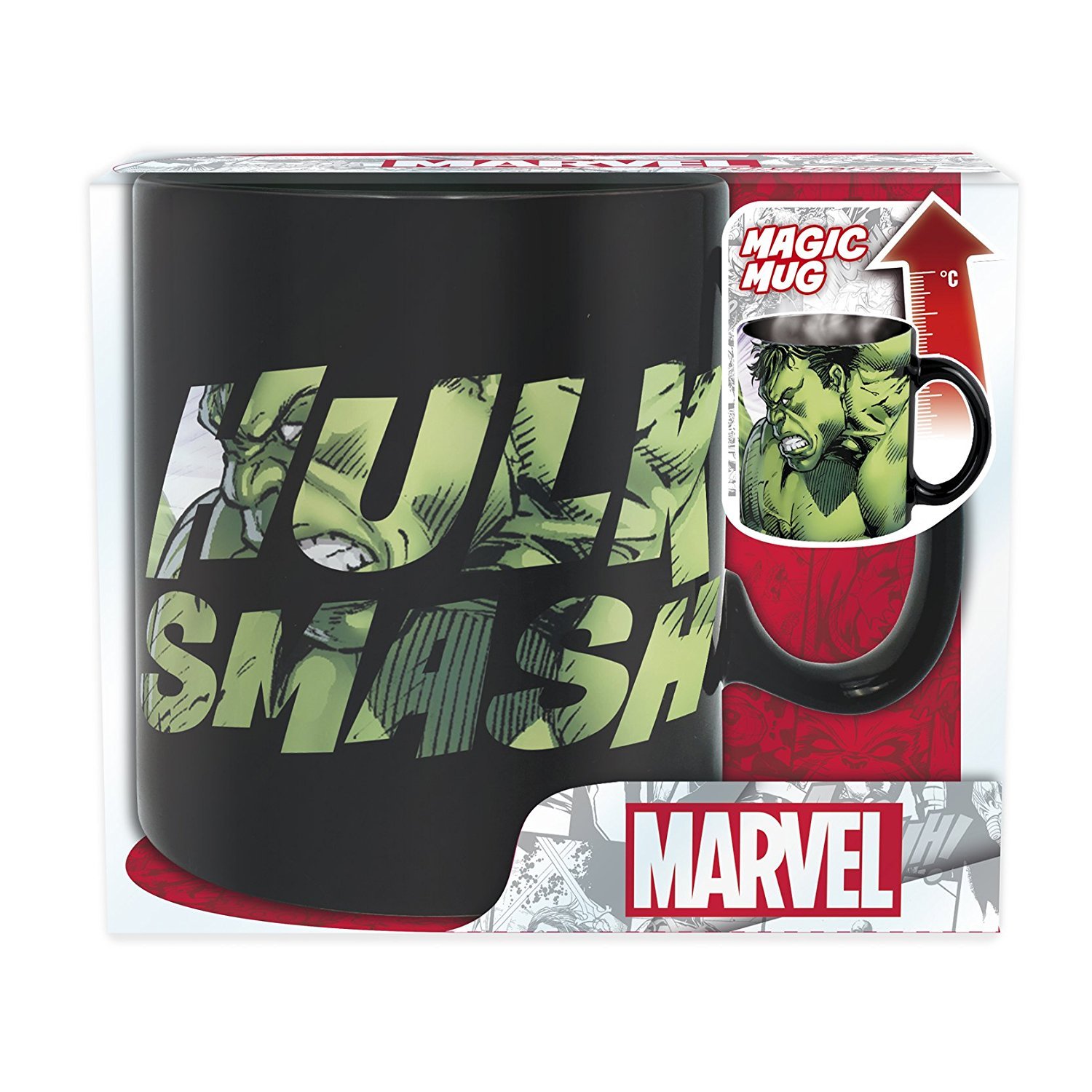 ABYstyle - MARVEL - Heat Change Mug - 460 ml - "HULK SMASH"