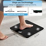 Himaly Digital Bathroom Scale 400 lb Body Fat BMI Bluetooth Smart Scale view 7