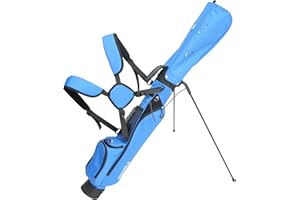 KIKGOIF KIKGOLF Lightweight Sunday Small Golf Stand BagsGolf Bag for Men and Women,Travel Practice Golf Club Bag with Dual Strap and Pockets,48.23inch
