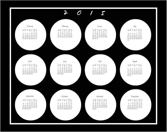 Amazon ラミネート加工ポスターカレンダー15イラストポスタープリント24 X 36 アートフレーム ポスター オンライン通販