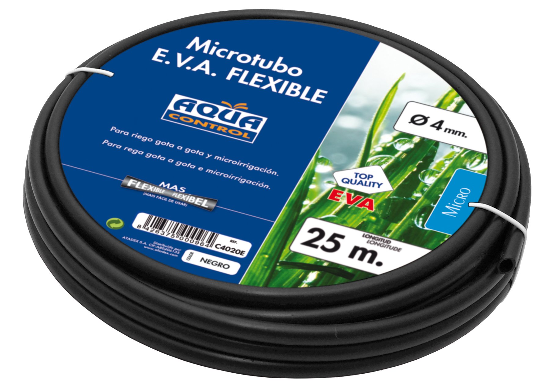 Aqua Control C4020E 25 Metre Roll of 4mm Micro Tube for Drip Irrigation