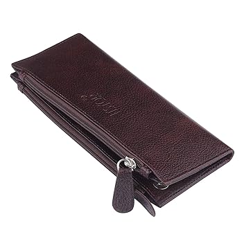 Itsyor Genuine Leather Women Clutch Brown RFID Scan Protected Women Wallet, Best Gift for Women, Best Gift for Mothers Day