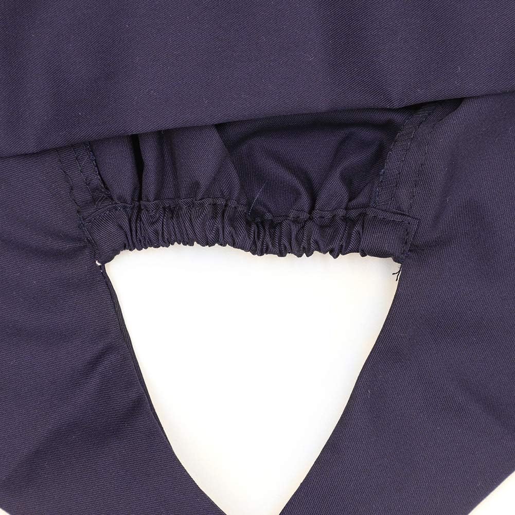 CHUANGLI 3Pcs Gourd-Shaped Working Caps with Upgrade Sweatband Adjustable Bouffant Hats Headwear - Women/Men (A02# Black Navy Blue): Clothing